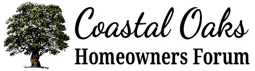 Coastal Oaks Homeowners Forum